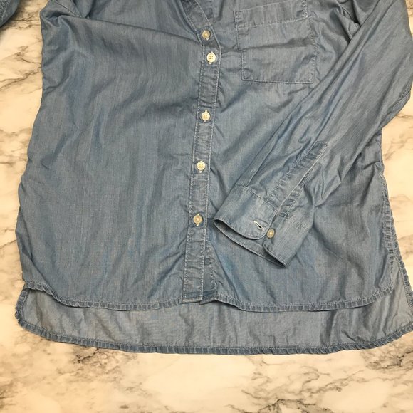 SO Perfect Shirt Denim Button Up - M - Picture 6 of 8